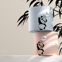 100% Tree-free Eco-friendly Bamboo Toilet Paper