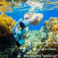 Sublue, Underwater Scooter , Compass and Camera Mount, Motor Scooter for Adults & Kids, Smart Scooter, Diving, Snorkeling, Blue