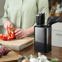 Matoyo 2-in-1 Knife and Utensil Holder - Black
