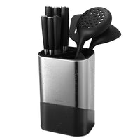 Matoyo 2-in-1 Knife and Utensil Holder - Black