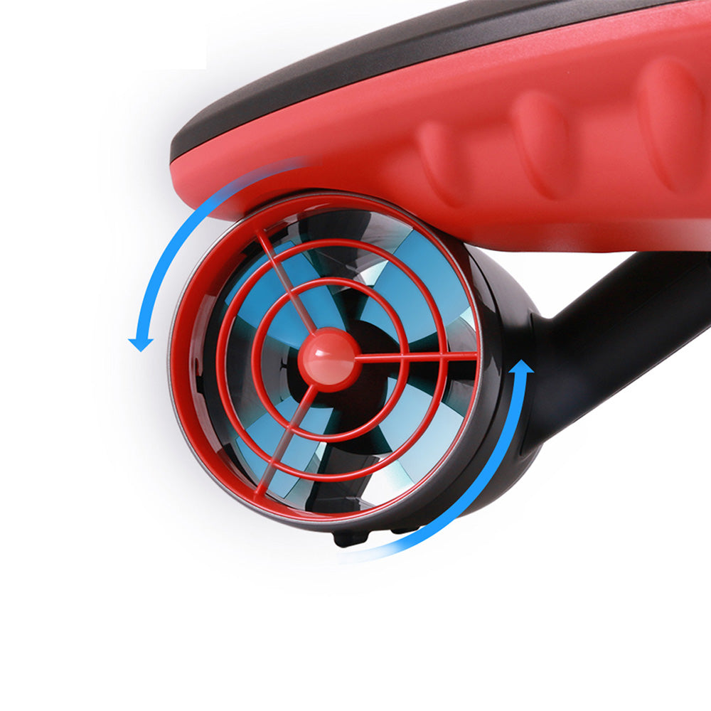 Sublue, Underwater Scooter , Compass and Camera Mount, Motor Scooter for Adults & Kids, Smart Scooter, Diving, Snorkeling, Red