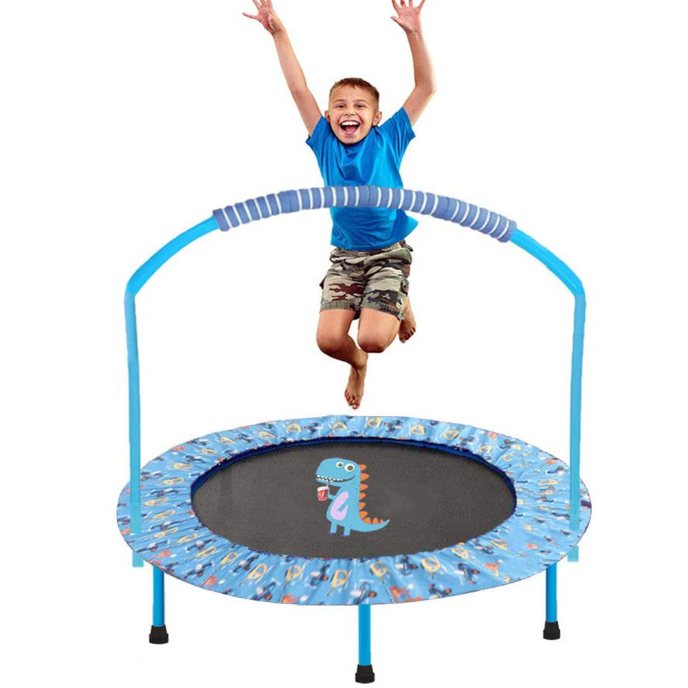 Little Tikes 38'' Kids Trampoline With Foldable Bungee Rebounder