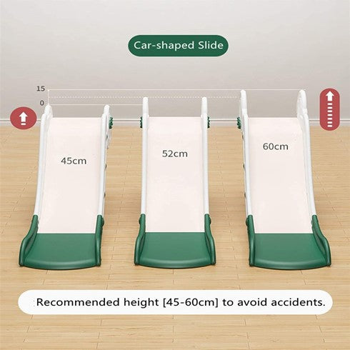 EALING BABY Kids Indoor Sofa Slide Stair Slide Attachment to Toddler Bed and Nugget Couch, Best Accessory to Toy Playground and Bedroom, Cream and Green