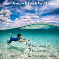 Sublue, Underwater Scooter , Compass and Camera Mount, Motor Scooter for Adults & Kids, Smart Scooter, Diving, Snorkeling, White
