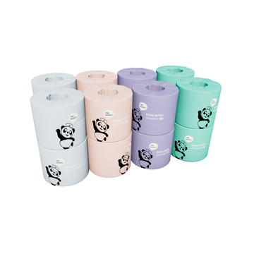 100% Tree-free Eco-friendly Bamboo Toilet Paper