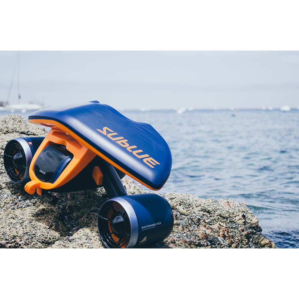 SUBLUE WhiteShark Mix Scooter - Underwater Scooter with Dual Motors and Propellers - Sea Scooter with Action Camera Mount - Swimming Pool Scuba for Kids and Adults – duke-commerce