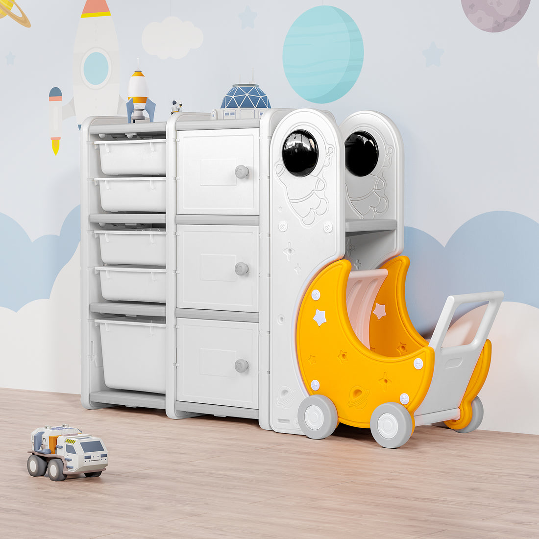 DUKE BABY Kids Toy Storage Organizer with Storage Bins, Toy Cabinets w –  duke-commerce