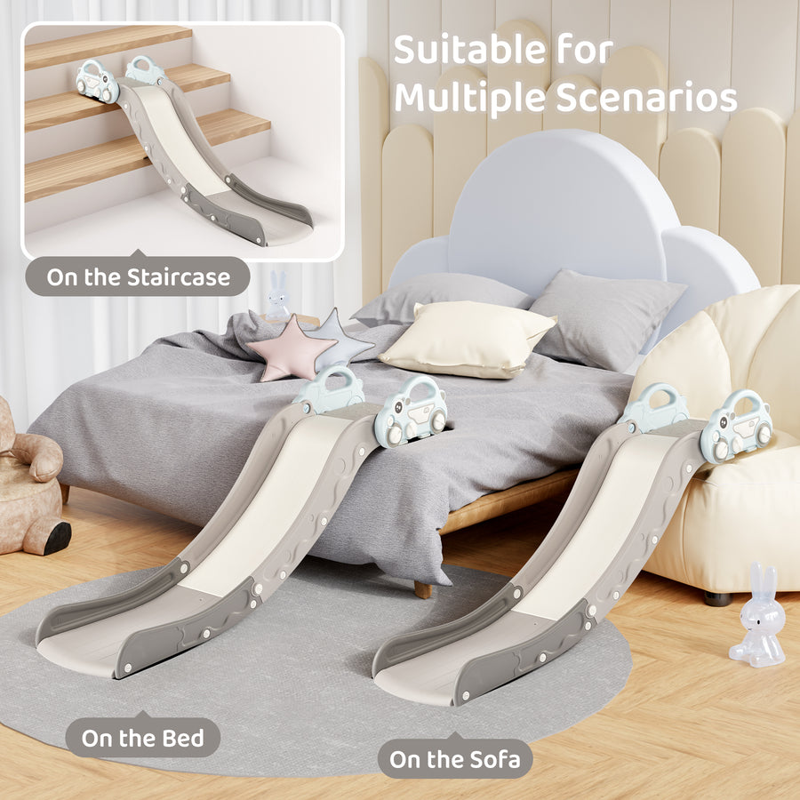 DUKE BABY Toddler Sofa and Bed-side Slide - Blue