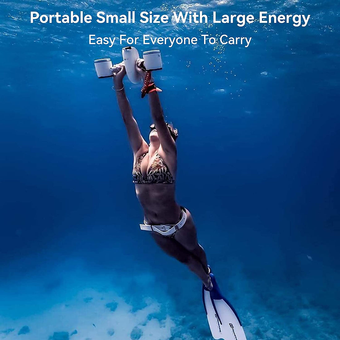 Sublue, Underwater Scooter , Compass and Camera Mount, Motor Scooter for Adults & Kids, Smart Scooter, Diving, Snorkeling, White
