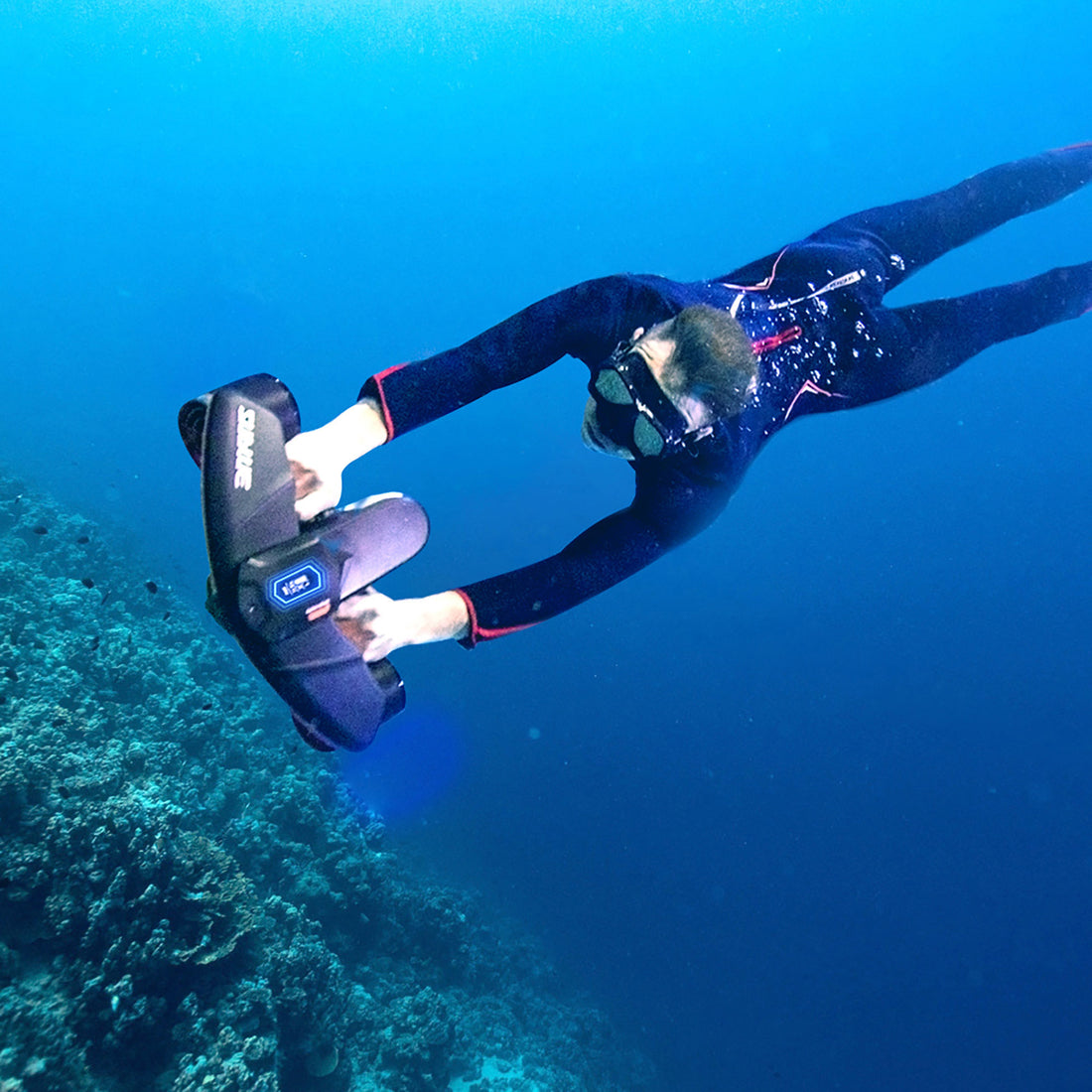 Sublue, Underwater Scooter , Compass and Camera Mount, Motor Scooter for Adults & Kids, Smart Scooter, Diving, Snorkeling, Green